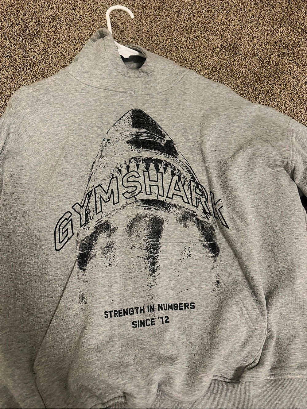 Gymshark Hoodie Gray womens XS